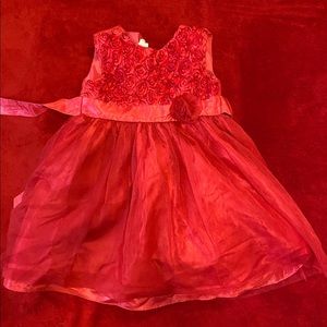 Beautiful red party party dress size 3T